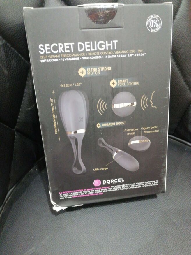 Виброяйцо Dorcel Secret Delight Gold (мятая упаковка)
