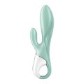 Надувний вібратор- кролик Satisfyer з функцією управління через додаток, м'ятний