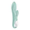 Надувний вібратор- кролик Satisfyer з функцією управління через додаток, м'ятний