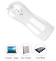 Мастурбатор с вибростимуляцией FOXSHOW Vibrating and Flashing Masturbation Cup White USB 7+7 Function, BS6300038