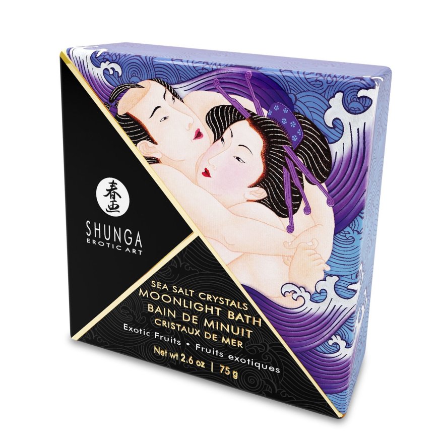 Соль для ванны Shunga Moonlight Bath  -  Exotic Fruits (75 г), соль Мертвого моря, аромамасла