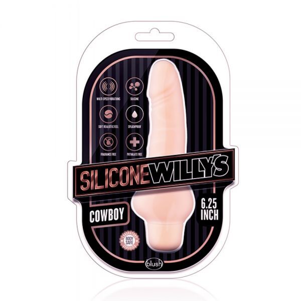 Вибратор SILICONE WILLYS COWBOY VIBRATING DILDO
