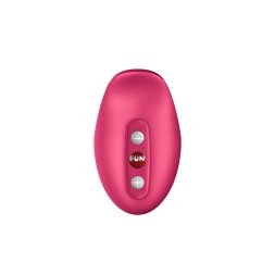 Вакуумный стимулятор Fun Factory Belle Raspberry, 11 режимов работы, перезаряжаемый