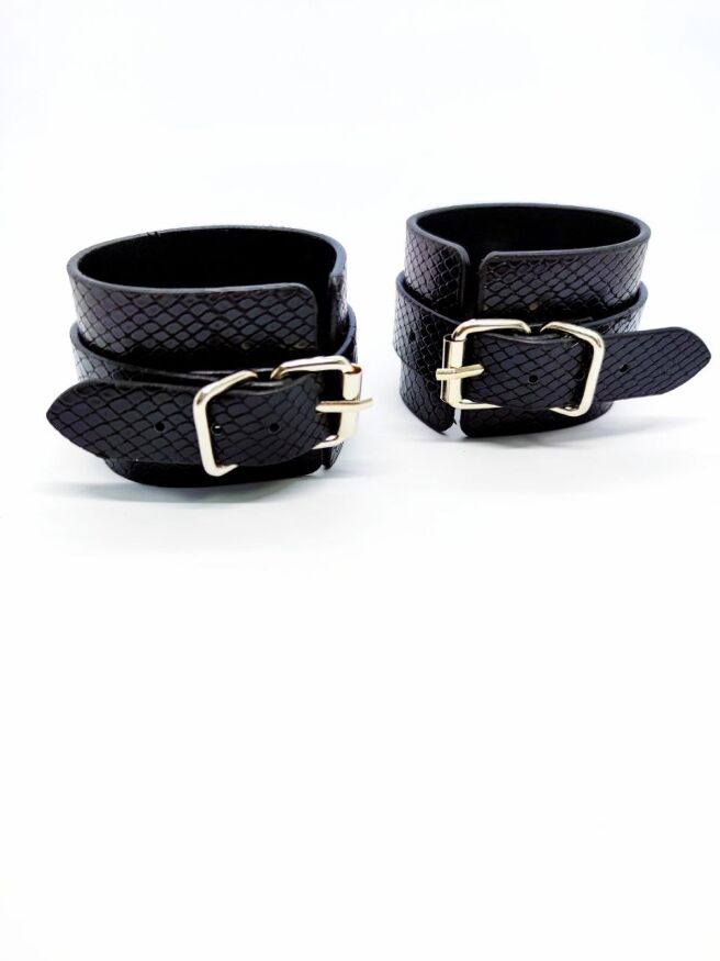 Система фиксации DS Fetish Ankle and hand cuff black