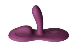 Sit-on-top смарт-вібратор Zalo - Flora Smart Vibrating Pad Velvet Purple, 9 моторів