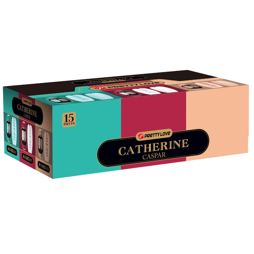 Набір із 15 шт мастурбаторів Pretty Love - Catherine Caspar, BI-014832-4H