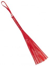 Флогер S&M Fancy Leather Flower, Red