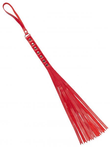 Флогер S&amp;M Fancy Leather Floger, Red