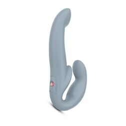 Fun Factory SHARE VIBE PRO cool grey - безремневой страпон с вибрацией