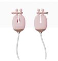 Затискачі для сосків з вібрацією Qingnan No.2 Vibrating Nipple Clamps Pink