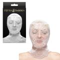 Мереживний капюшон-маска NS Novelties Fetish &amp; Fashion білий