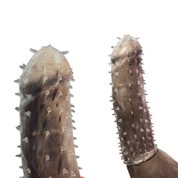 Закрита насадка на член "Spikes hat", L115 mm, D40 mm