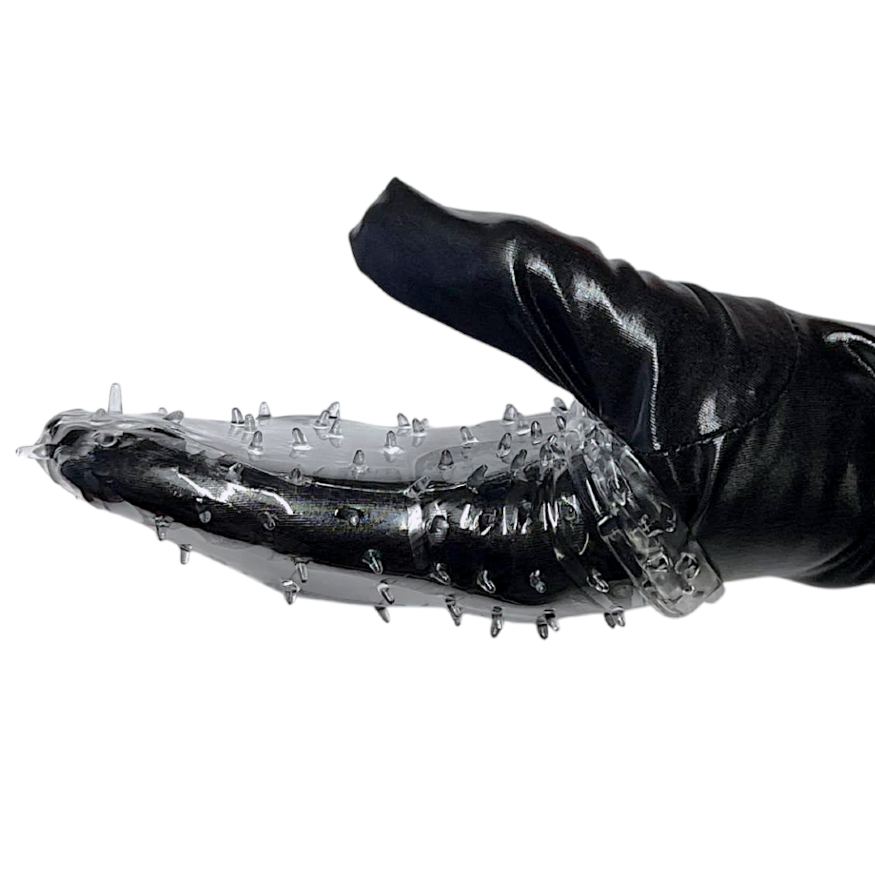 Закрытая насадка на член "Spikes hat", L115 mm, D40 mm