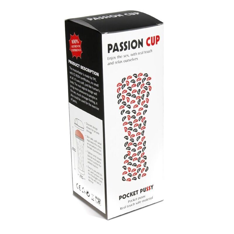 Вагина в колбе с вибрацией Passion Cup - Vagina
