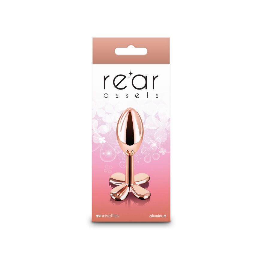 Анальная пробка NS Novelties Rear Assets - Clover - Rose Gold