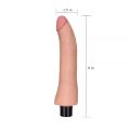 Вибратор с оригинальной формой изгиба 9" Real Softee