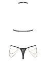 Комплект Obsessive Pantheria 2-pcs set black S/M
