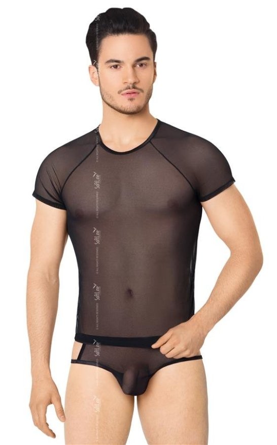 Комплект білизни - Shirt and Shorts 4607, black - M/L