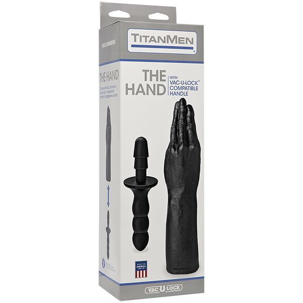 Рука для фистинга Doc Johnson Titanmen The Hand with Vac-U-Lock Compatible Handle, диаметр 6,9см