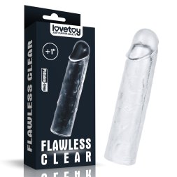 Насадка подовжуюча +2,5 см Flawless Clear Penis Sleeve Add 1" Clear
