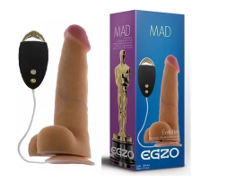 Вібратор на присосці EGZO Ciberskin DVR001 (20 см х 4,5 см)