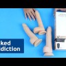 Фаллоимитатор ADDICTION - Naked - 7 Вибратор с ротацией с пультом ДУ