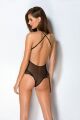 Эротическое боди Passion DOLLY BODY, L/XL, black, с открытыми чашками