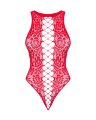 Очаровательный боди "Obsessive B120" (Цвет: Красный, Размер: S/M/L)