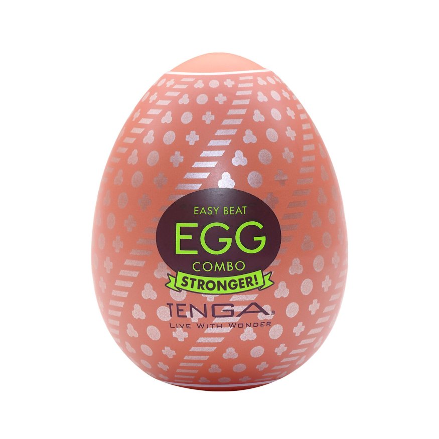 Мастурбатор-яйцо Tenga Egg Combo, плотный TPE, пробник лубриканта 5 мл