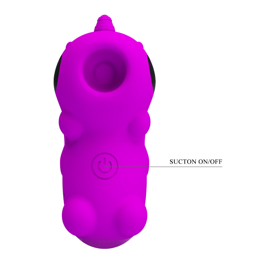 Оригінальний й симулятор орального сексу для жінок - Pretty Love Magic Unicorn Stimulator Purple
