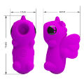 Оригінальний й симулятор орального сексу для жінок - Pretty Love Magic Unicorn Stimulator Purple