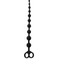 Анальний ланцюжок Chisa Black Mont Silicone чорний