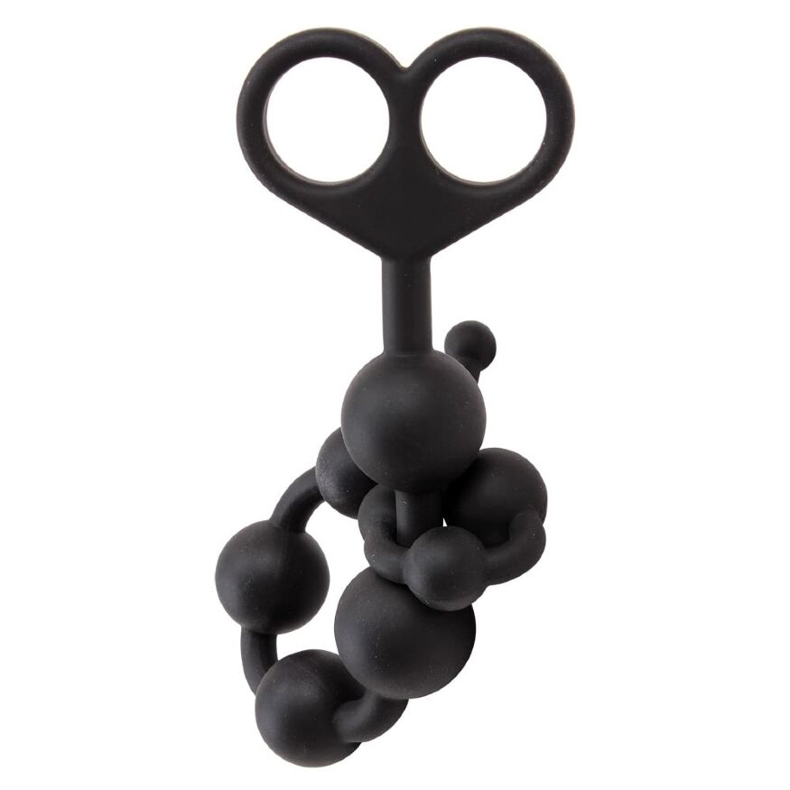 Анальний ланцюжок Chisa Black Mont Silicone чорний