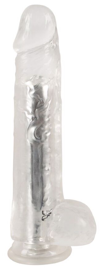 Прозорий вібратор у формі пеніса- Crystal Clear Vibrator 24.5 см