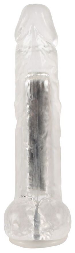 Прозорий вібратор у формі пеніса- Crystal Clear Vibrator 24.5 см