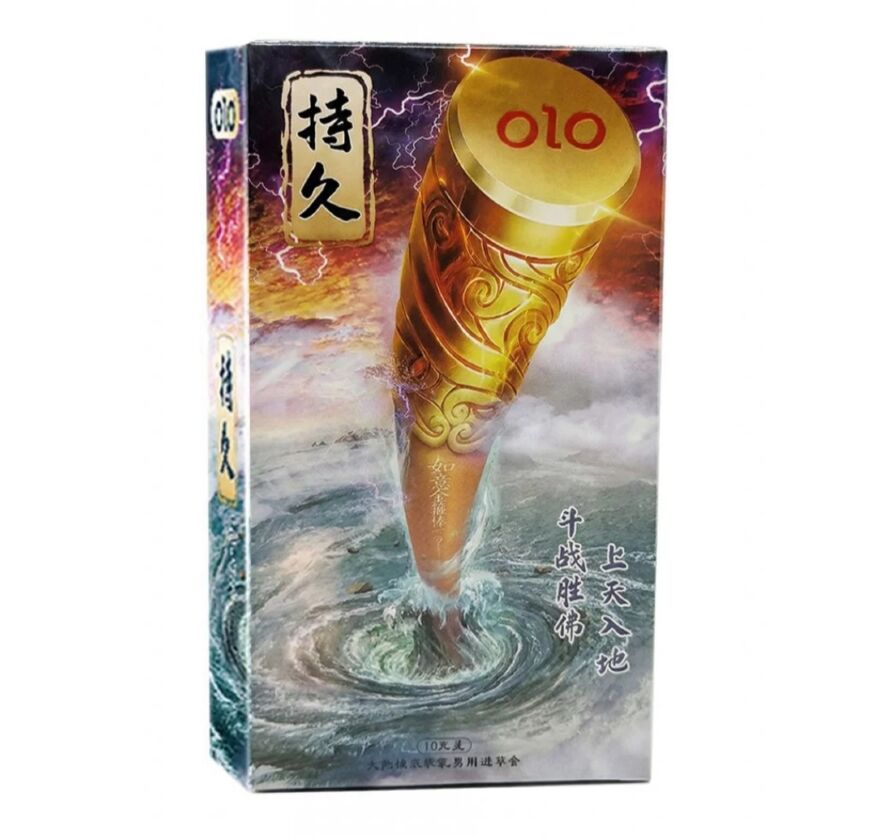 Презервативи Olo Thunder Spear, тонкі з пролонгуючим ефектом