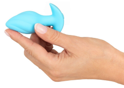 Анальная пробка с вибрацией Vibrating Mini Butt Plug Blue