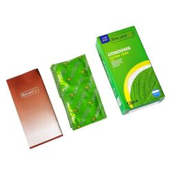 Презервативи Recare Ultra Thin Mint Condoms 12 шт, ультратонкі, аромат: м'ята