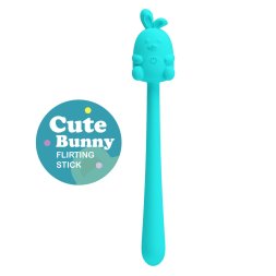 Маленький кролик з потужною вібрацією 2 в 1 CUTE BUNNY, Flirting Stick, 7 vibration functions, Magnetic USB charging