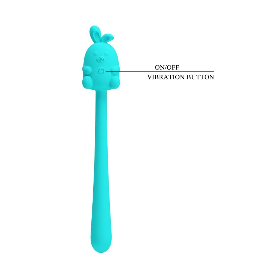 Маленький кролик с мощной вибрацией 2 в 1 CUTE BUNNY, Flirting Stick, 7 vibration functions, Magnetic USB charging