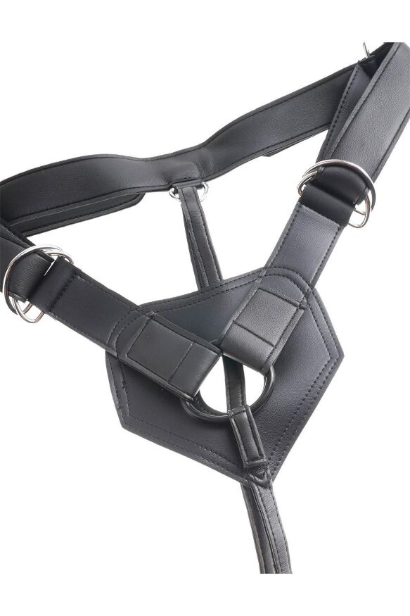 Страпон Pipedream King Cock Strap-On Harness с реалистичным фаллоимитатором, 20 см