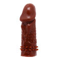 Насадка - презерватив BI-016002-0902S ( коричневая )