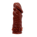 Насадка - презерватив BI-016002-0902S ( коричневая )