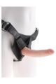 Страпон: фаллоимитатор с кольцами Pipedream King Cock Strap-On 7"