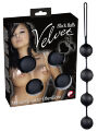 Чотири вагінальних кульки з бархатистою поверхнею Velvet Black Balls