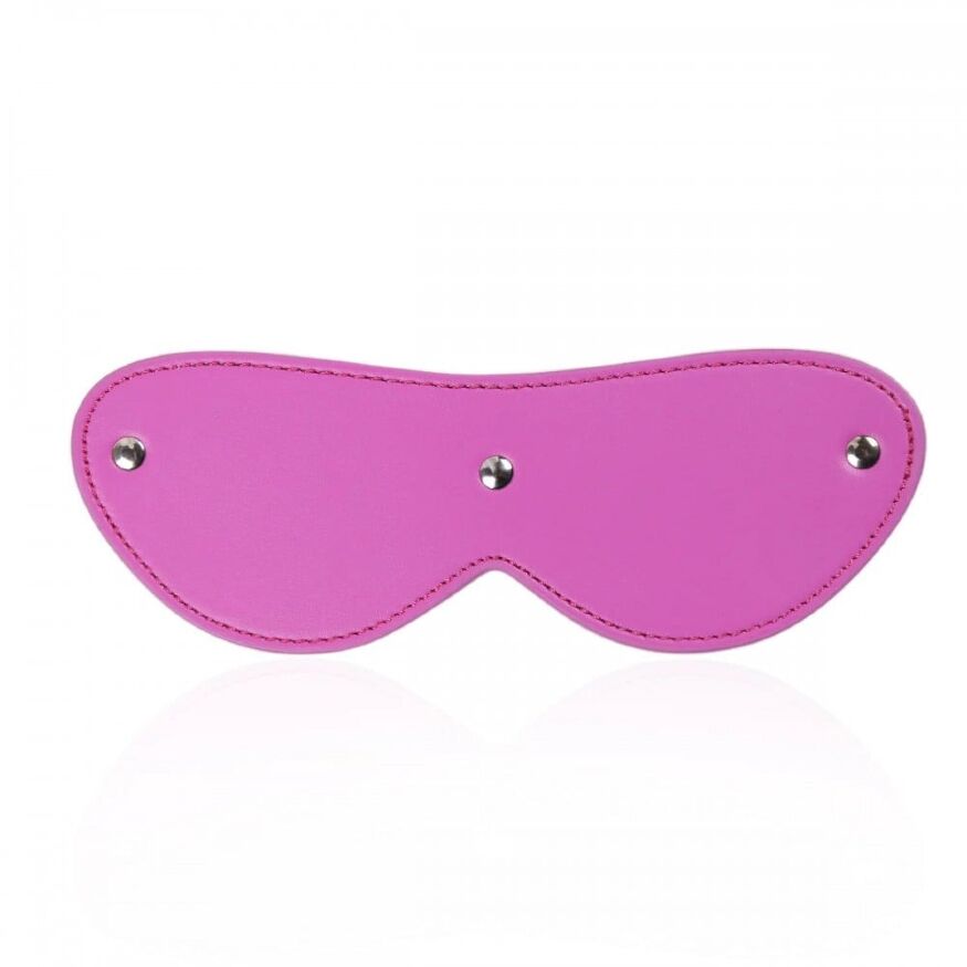 Маска із заплющеними очима Fetish Blindfold яскраво-рожева