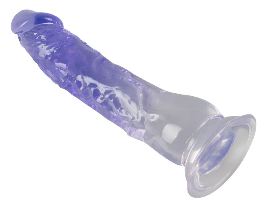 Упругий гелевый фаллоимитатор на присоске Crystal Clear Dildo 22.5 cm