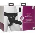 Набор для страпона с вибрацией Doc Johnson Body Extensions - BE Naughty - Black (мятая упаковка)