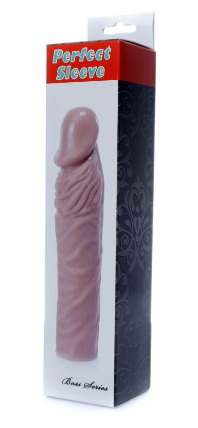 Насадка презерватив удлиняющая Boss Series - Perfect Sleeve Mulatto ( extends 4 cm ), BS6700082
