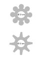 Эрекционные кольца Toy Joy Power Stretchy Rings прозрачно-черные, 2 шт.